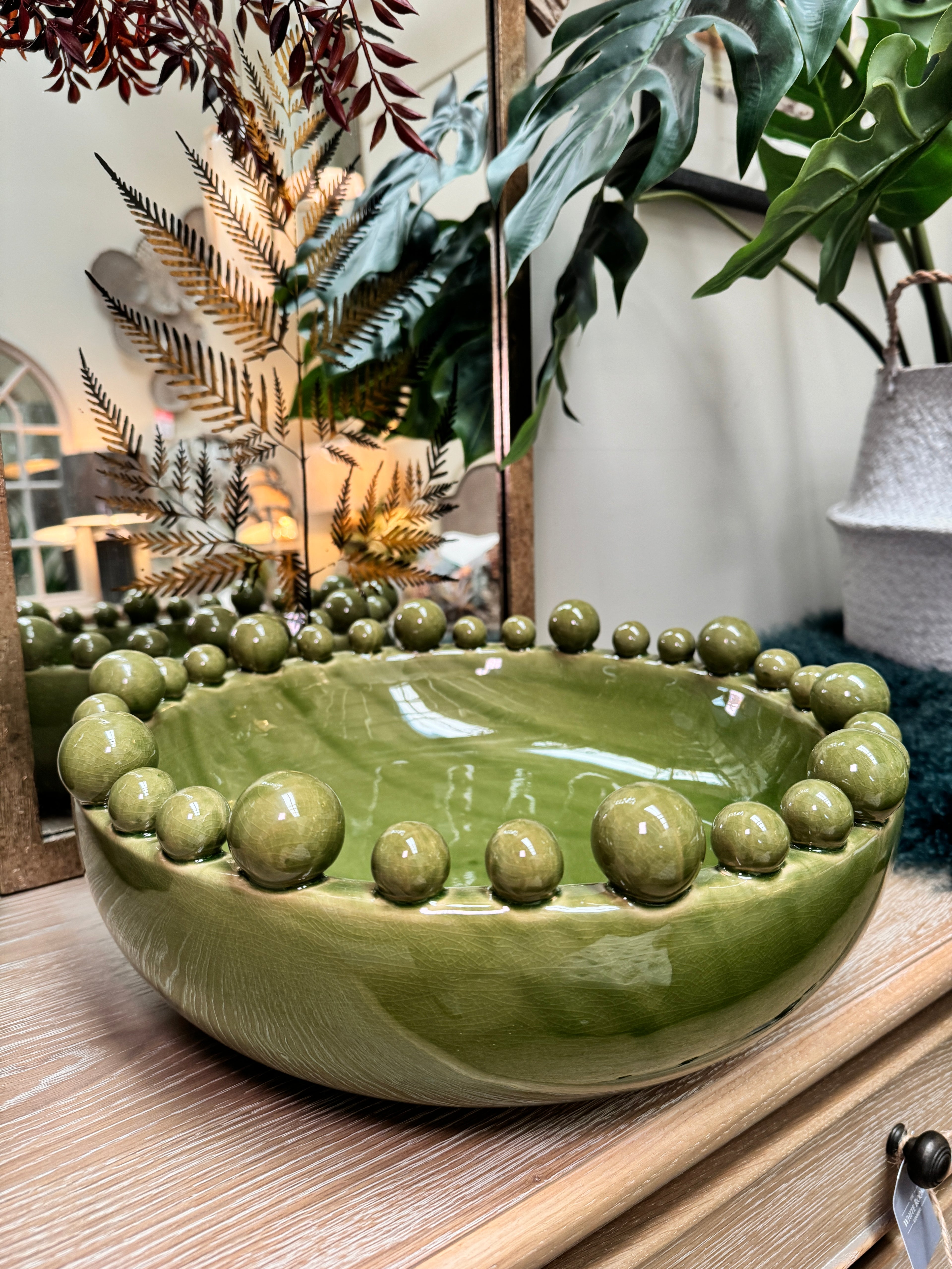 Bobble Decorative Bowl - Green