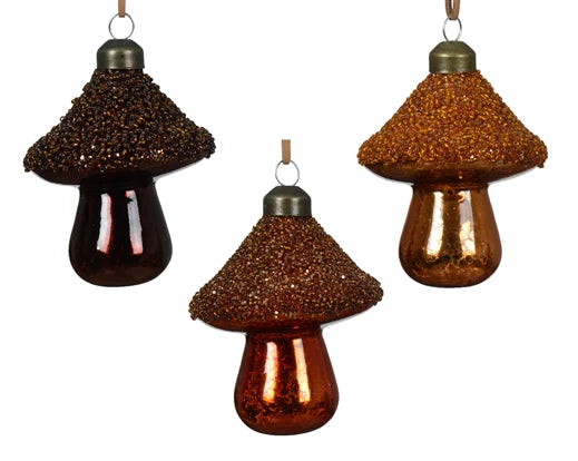 Beaded Hanging Mushrooms