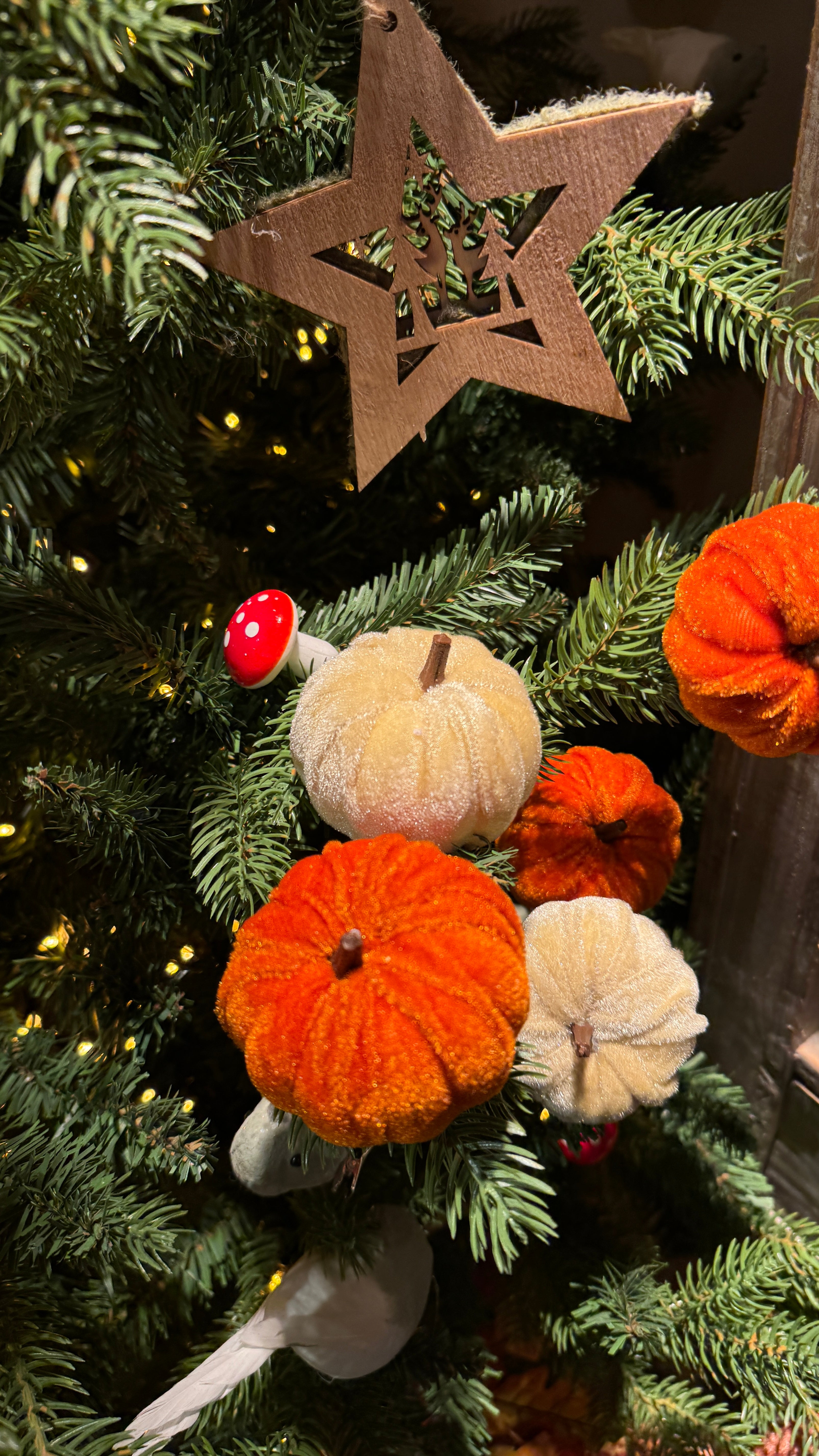 Velvet Pumpkin Clips – Set of 2