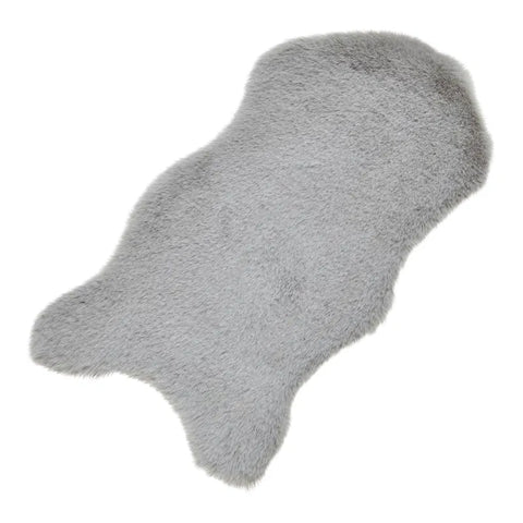 Decorative Faux Fur Gray 50x25x2cm