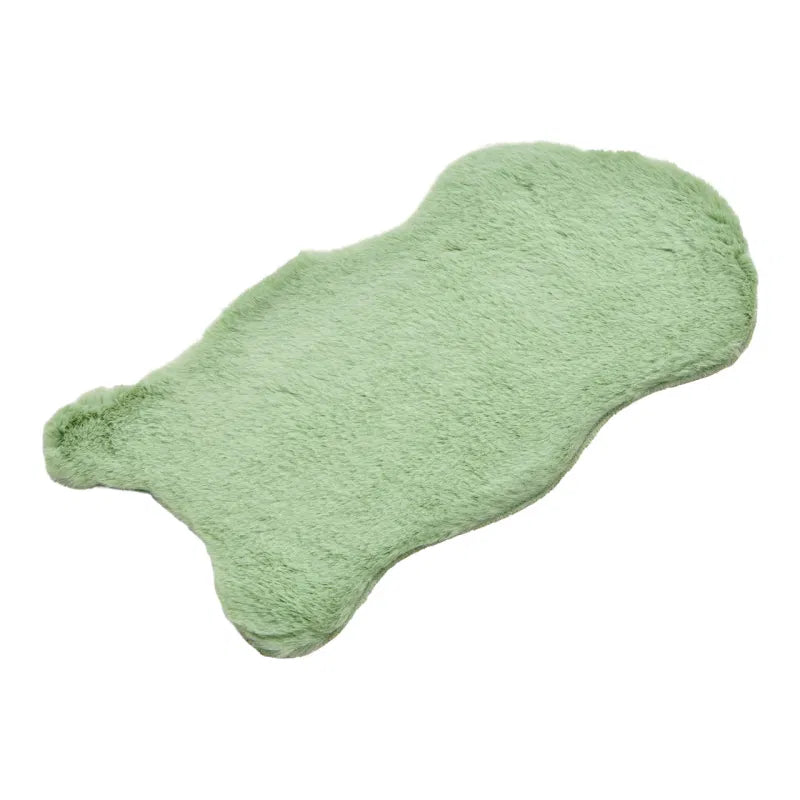Decorative Faux Fur Mint 50x25x2 cm