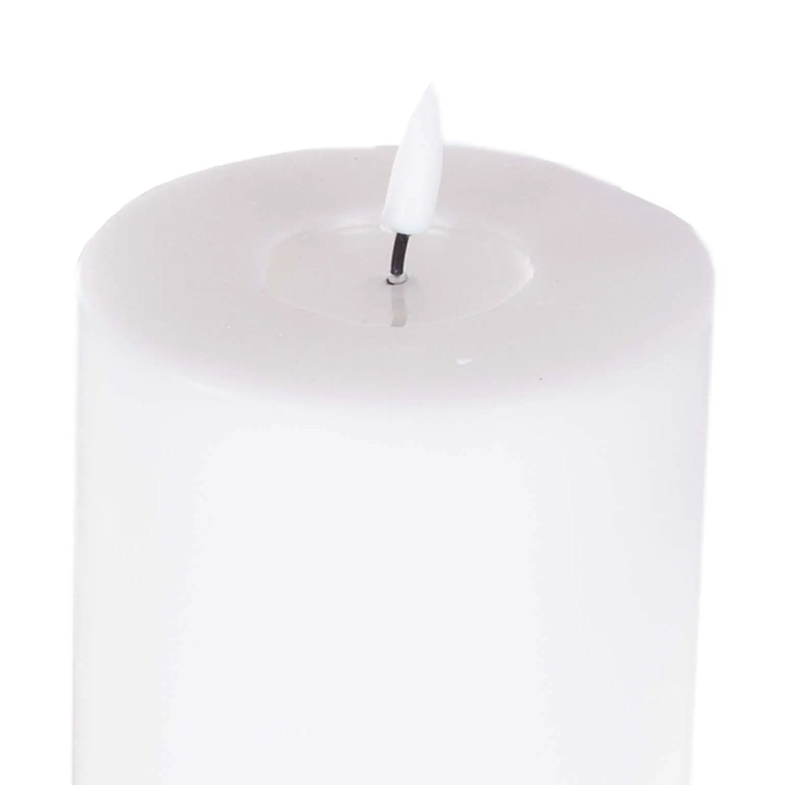 LED Candle 10 x 15cm - White