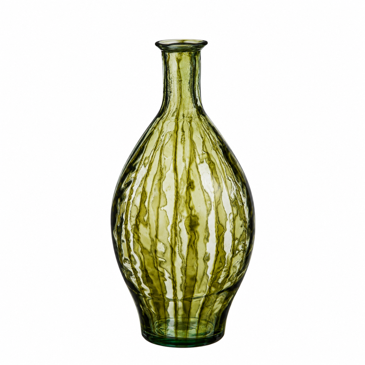 Forest Green Recycled Vase - H:60xD28cm