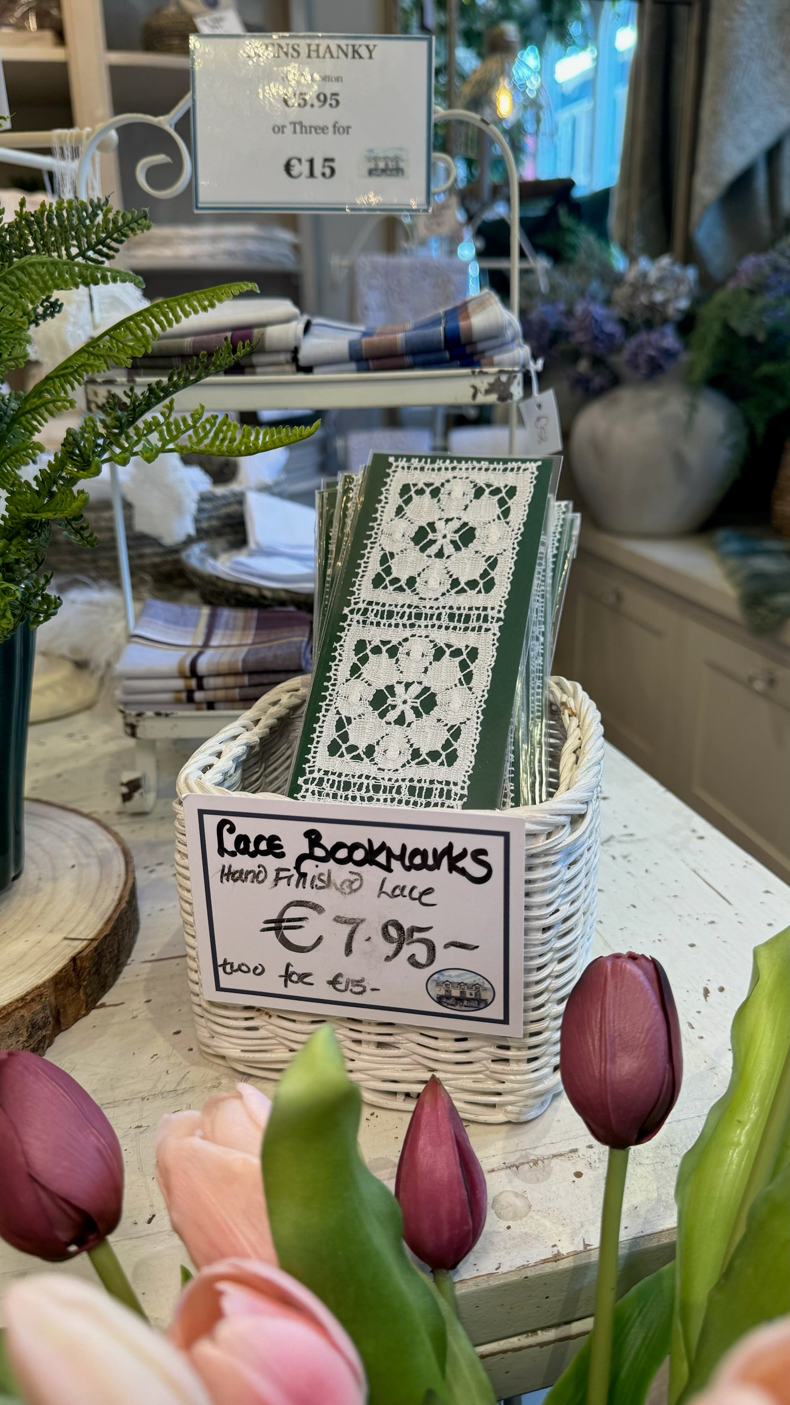 Handcrafted Irish Lace Bookmark – A Timeless Keepsake
