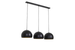 Hanging lamp 3L 120x33x25 cm JACKIE matt black-gold