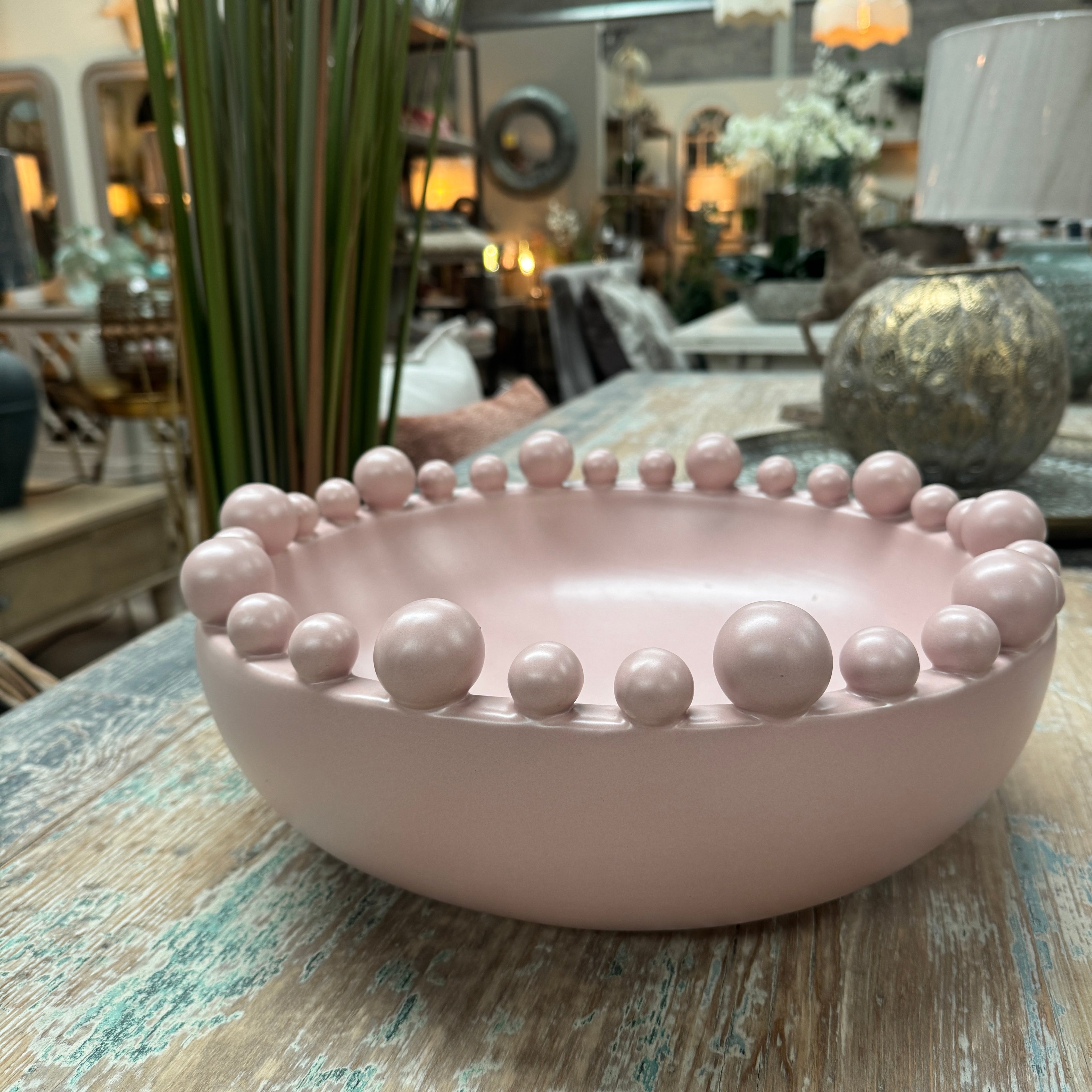 Matt Pink Bobble Bowl