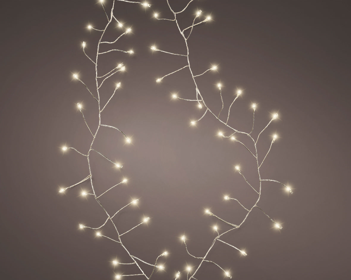 Micro LED Cluster Lights - Warm White - Battery Operated