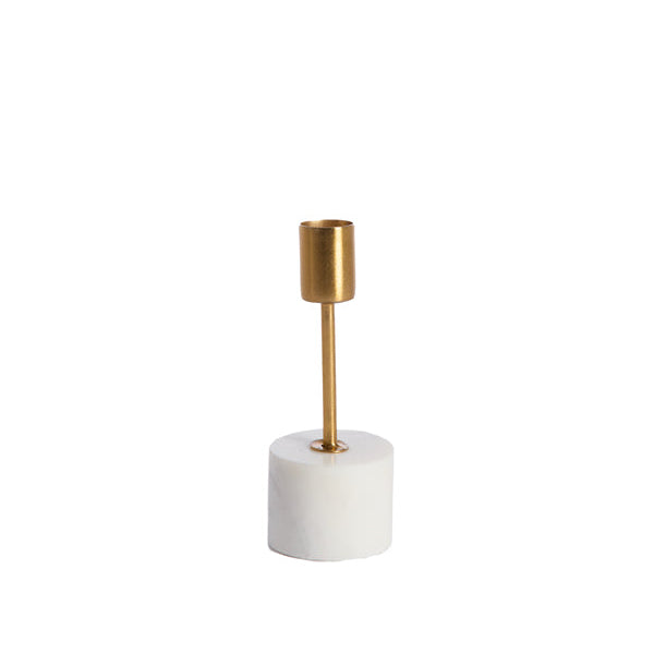 Pegu Marble Bronze Candle Stick Holder