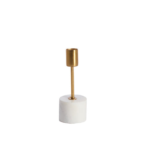 Pegu Marble Bronze Candle Stick Holder