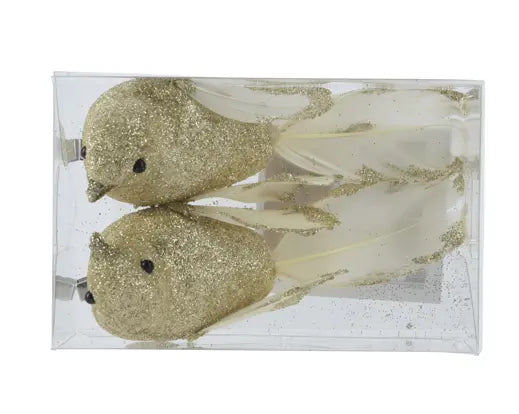Foam Glitter Bird with Feather