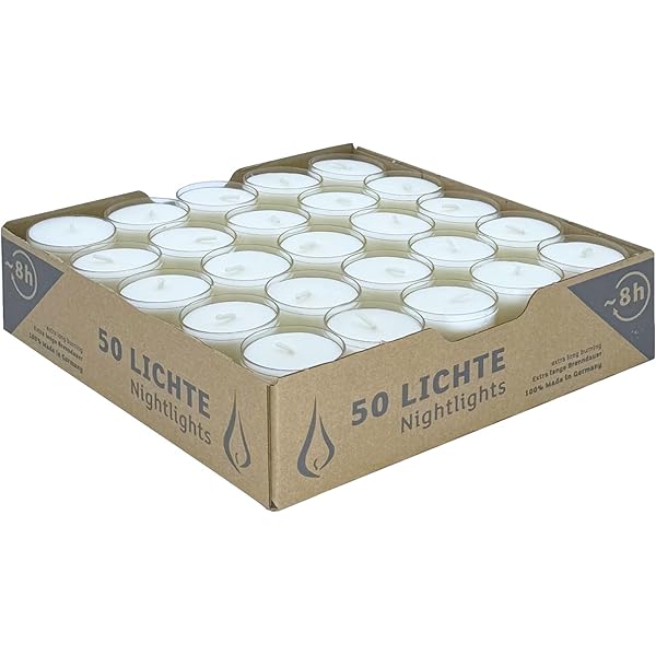 Tealights Multipack -White (50 per box)