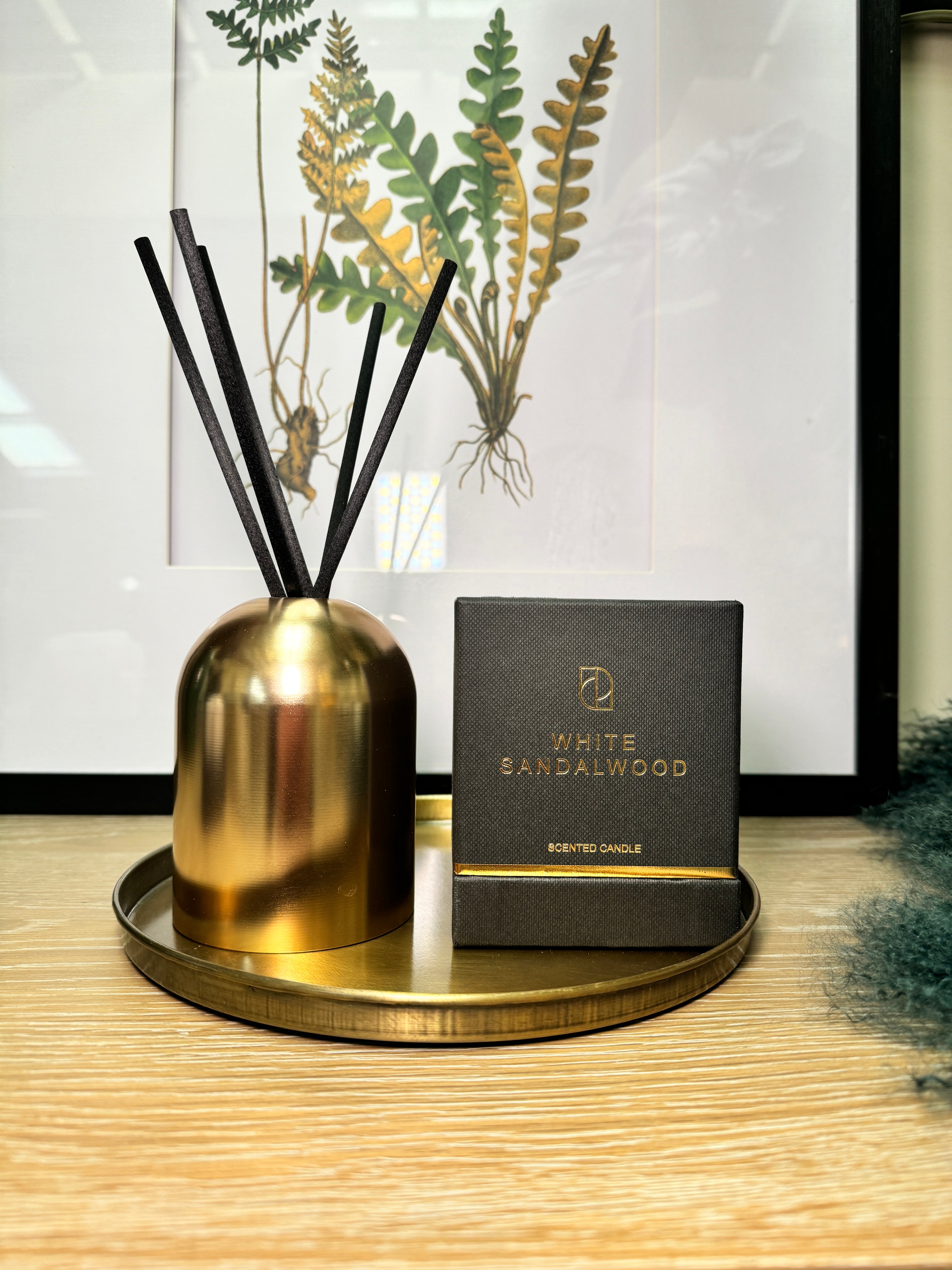 White Sandalwood Scented Candle