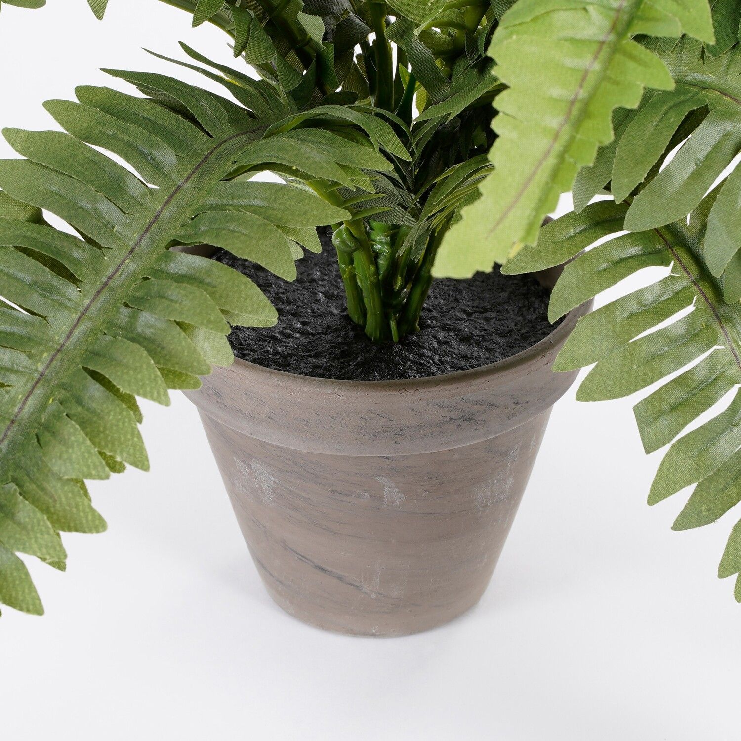 Boston Fern Artificial Plant in Plant Pot - H35 x Ø45 cm