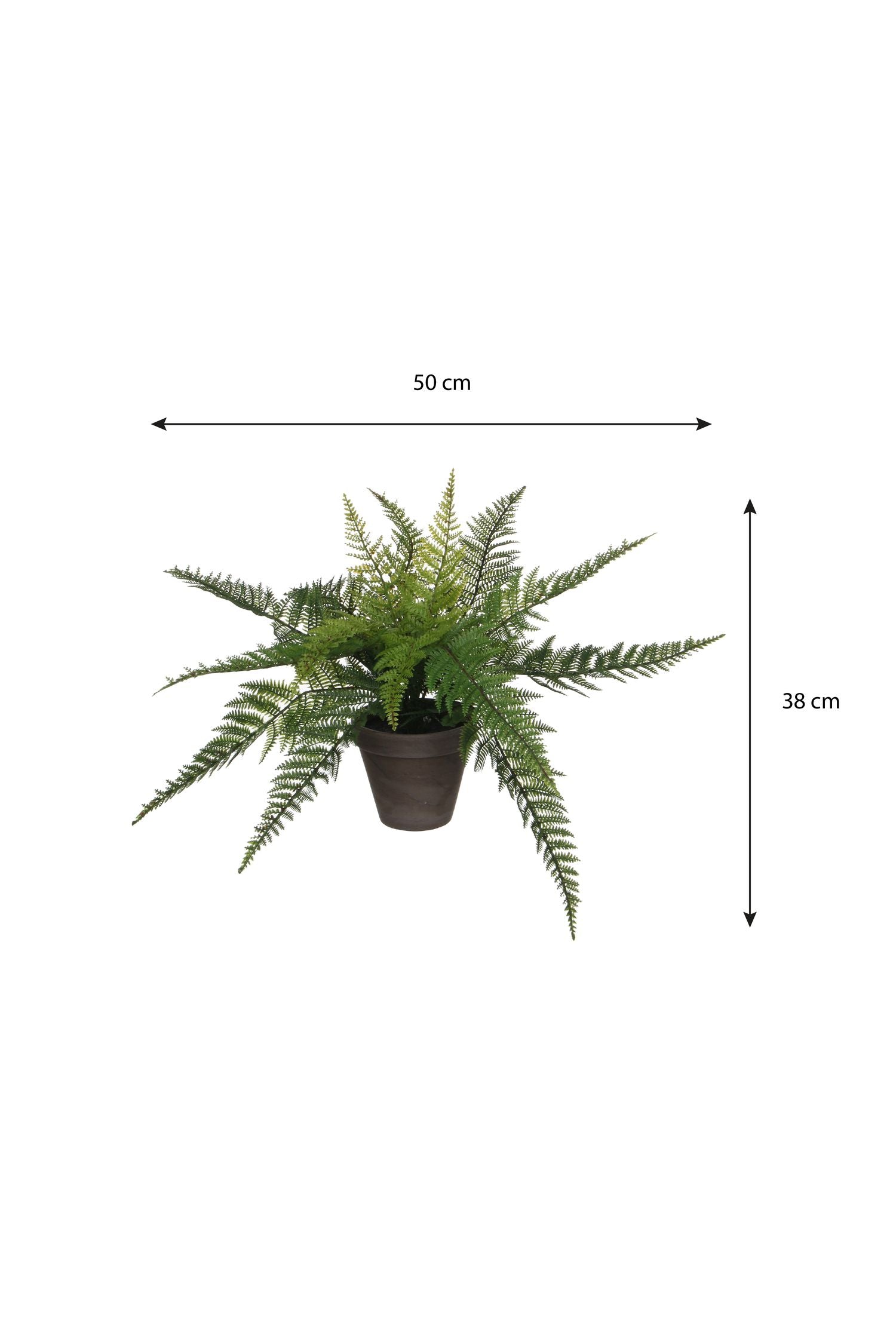Artificial Fern in Pot - H40 x Ø60 cm