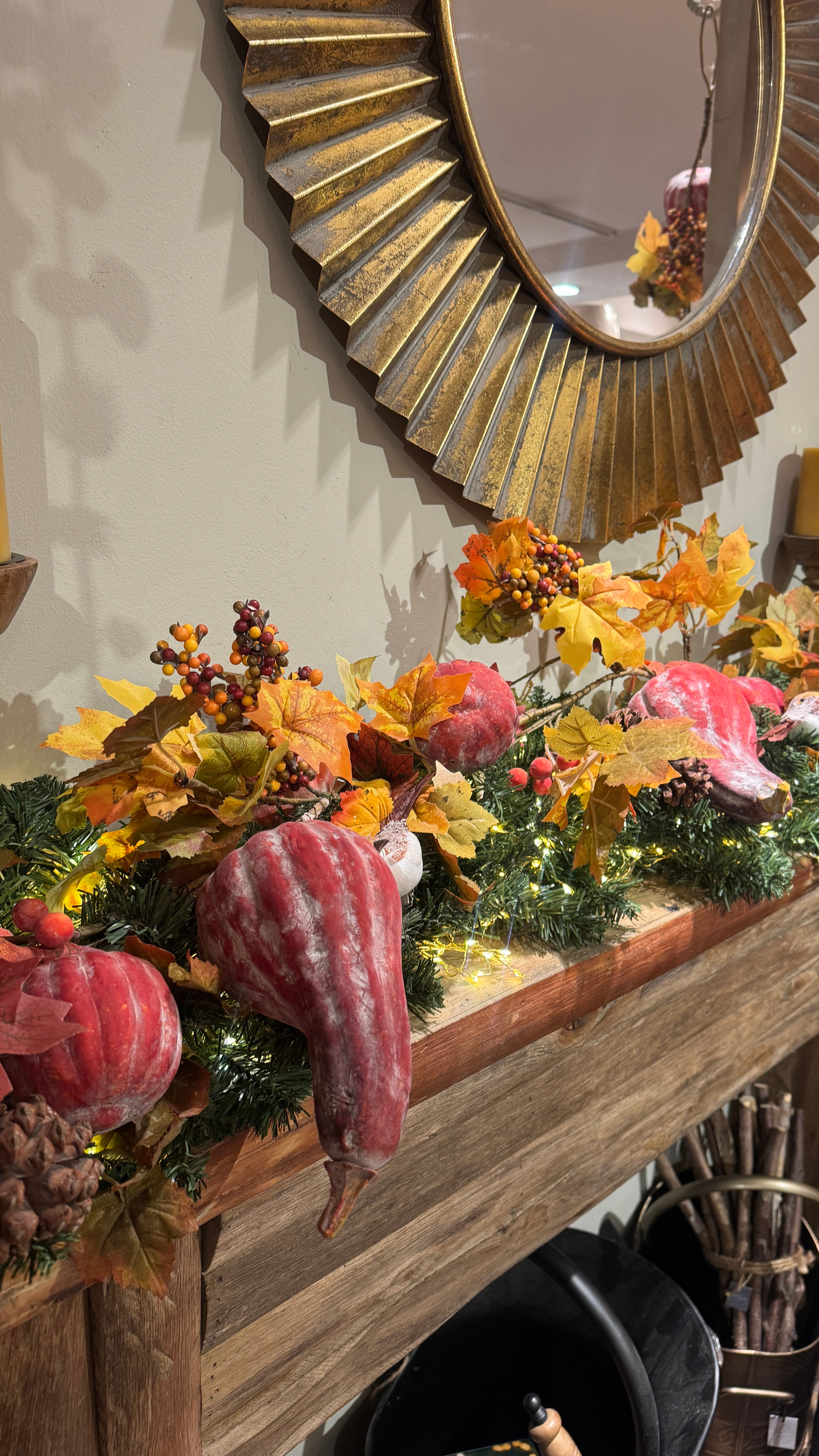 Orange Autumn Pumpkin Garland