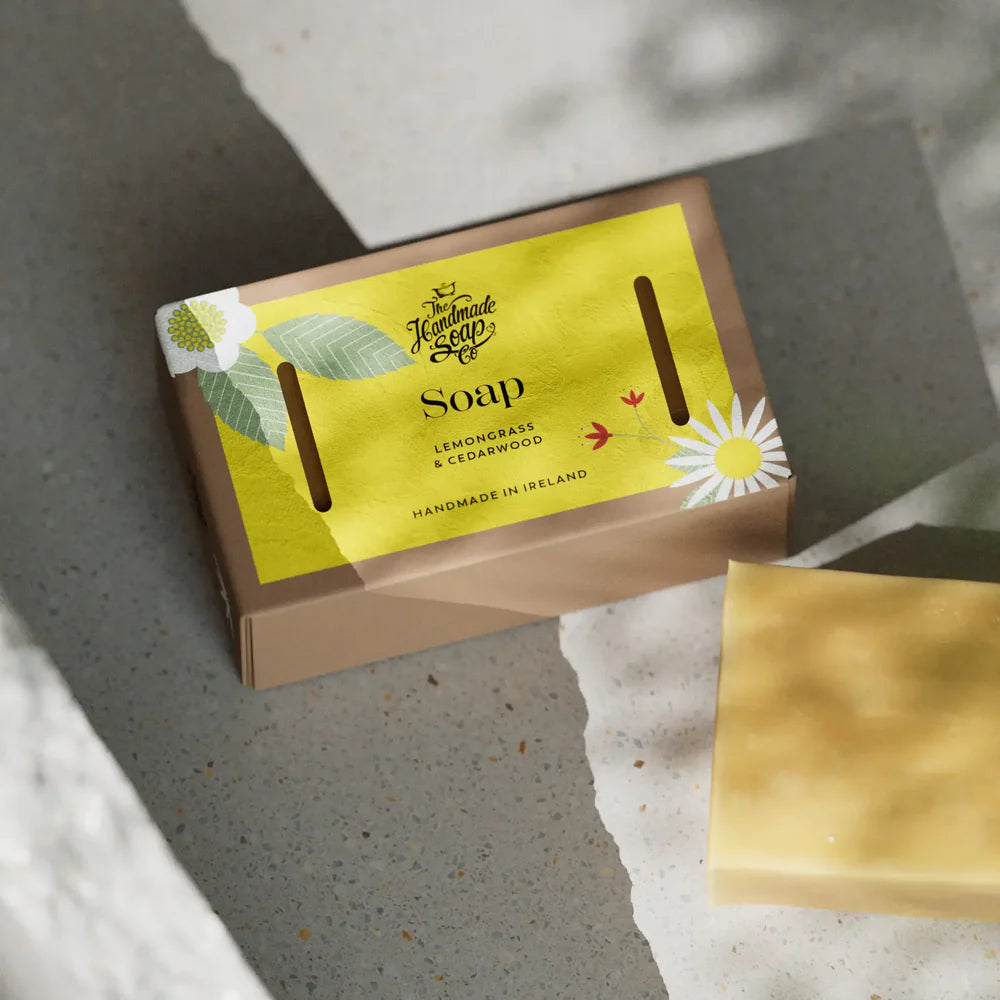 Handmade Soap - Lemongrass & Cedarwood 100g
