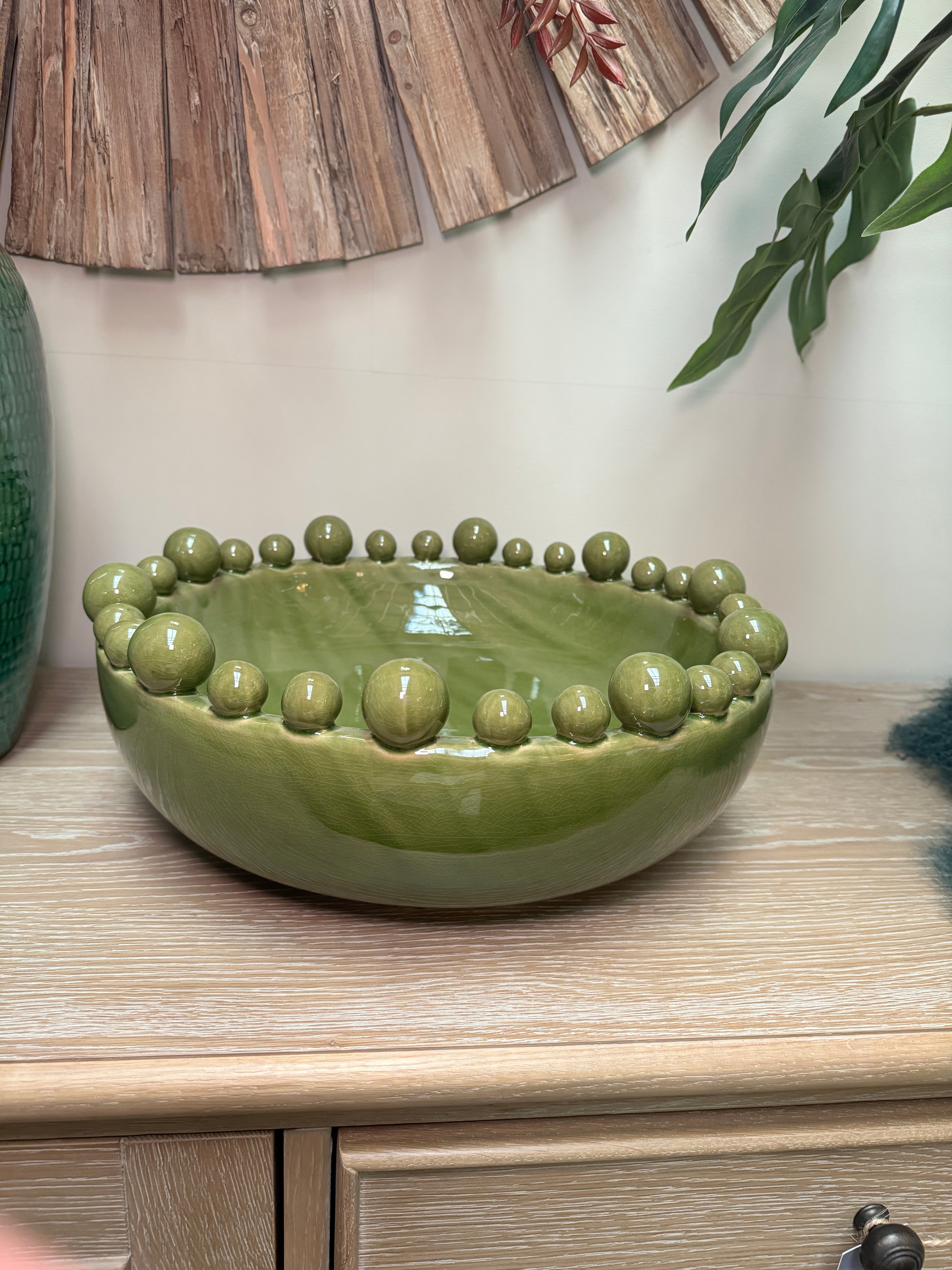Bobble Decorative Bowl - Green