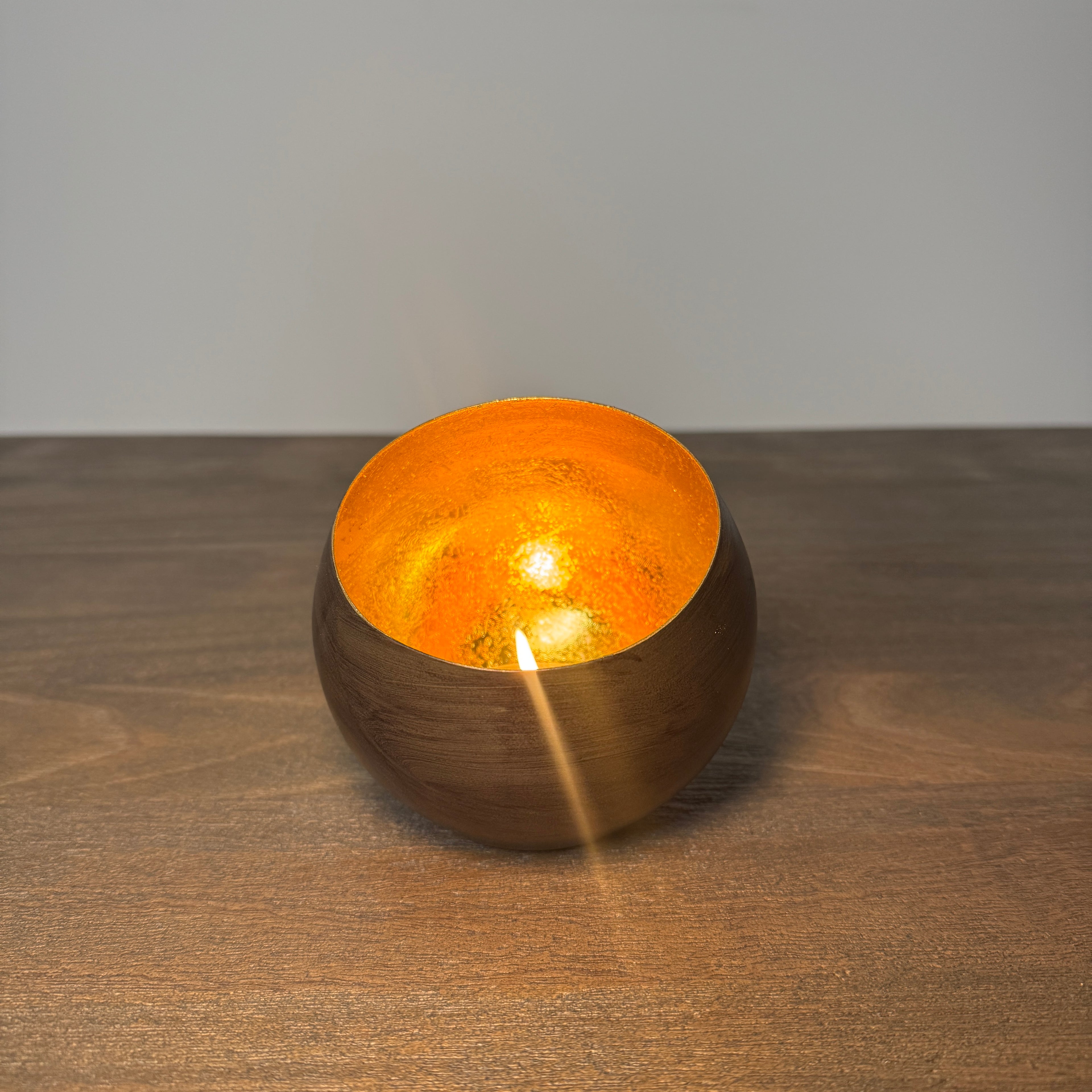 Amara Bronze & Gold Candle Holder