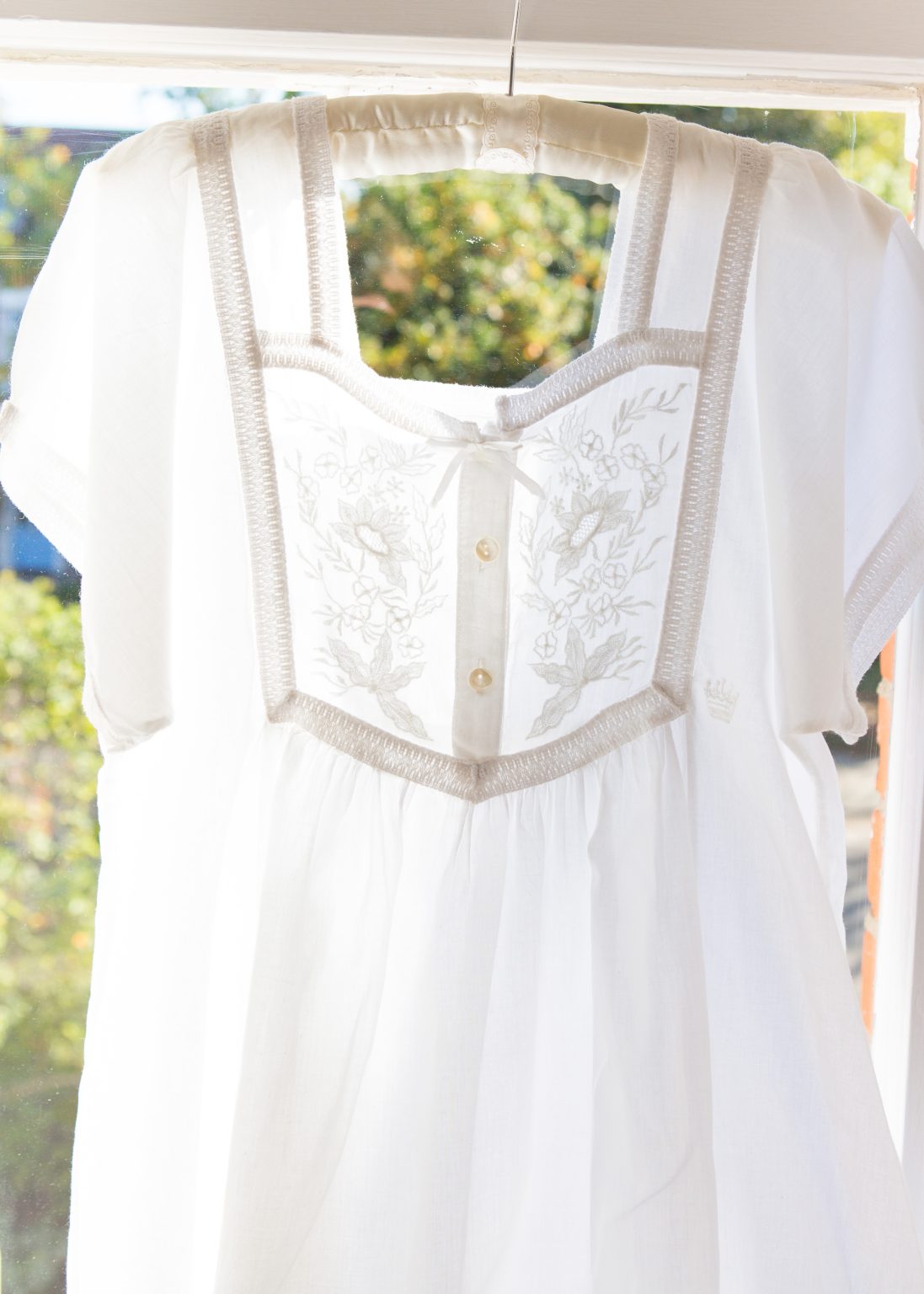Front Panel Ladies Nightdress