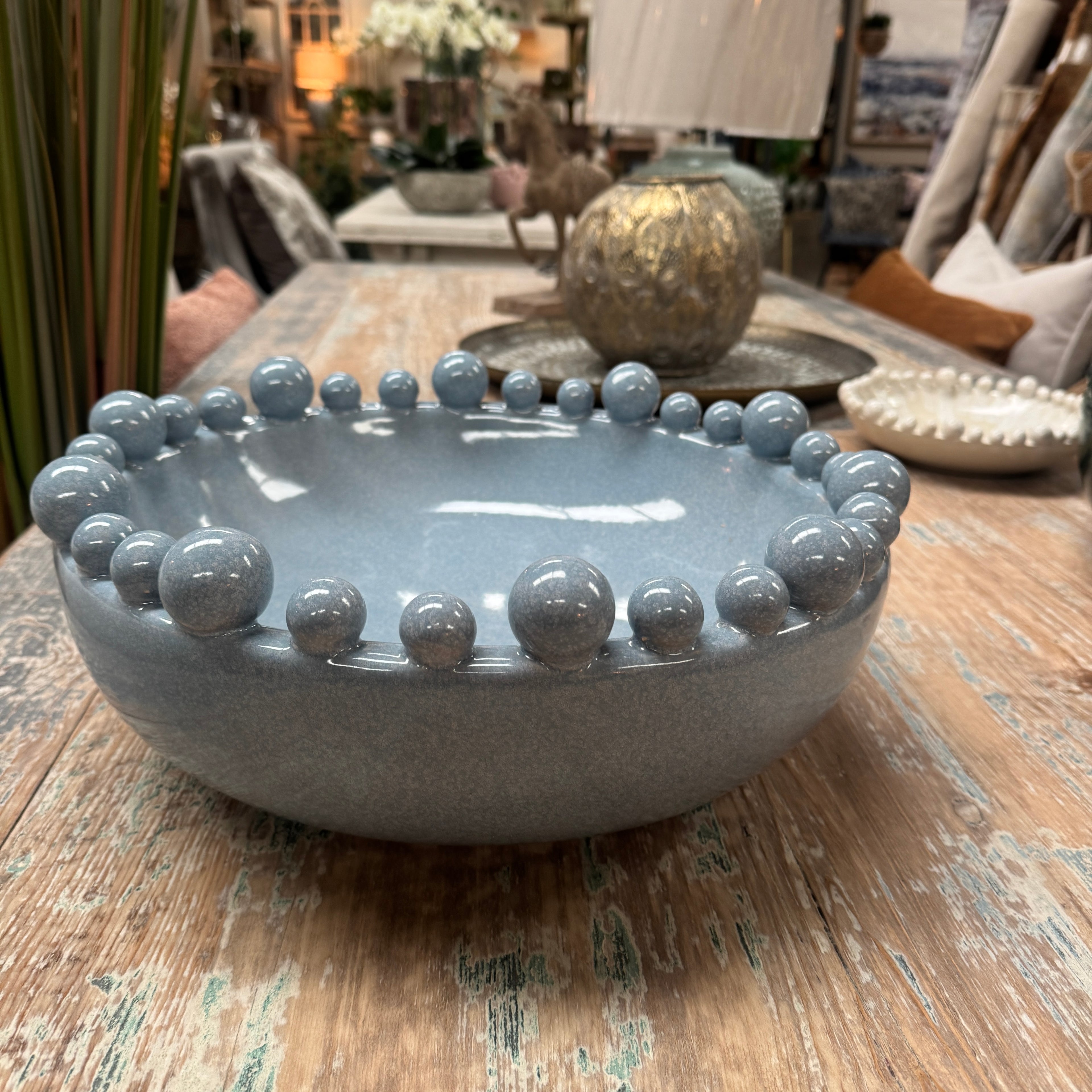 Blue Sands Bobble Bowl