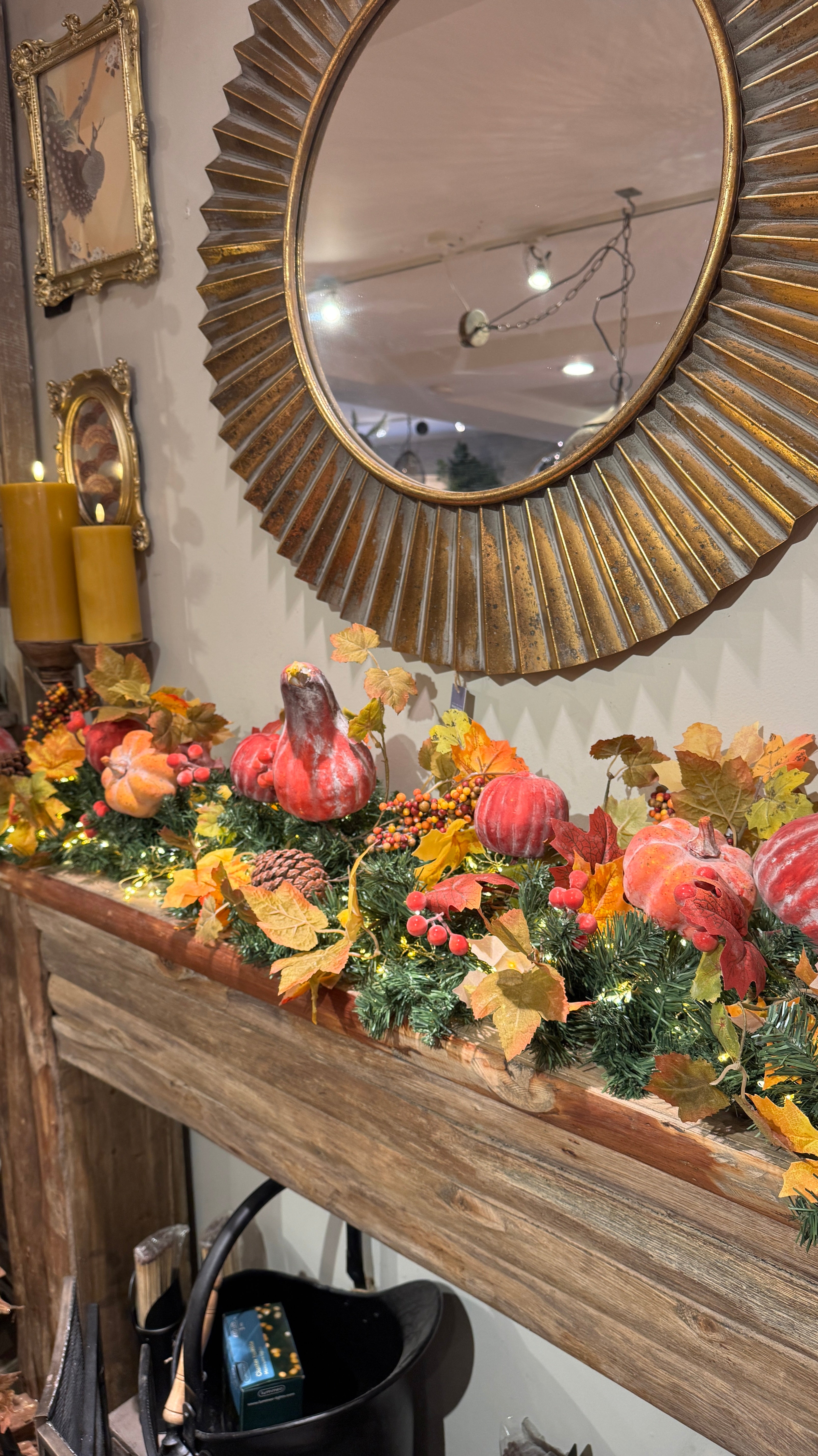 Orange Autumn Pumpkin Garland