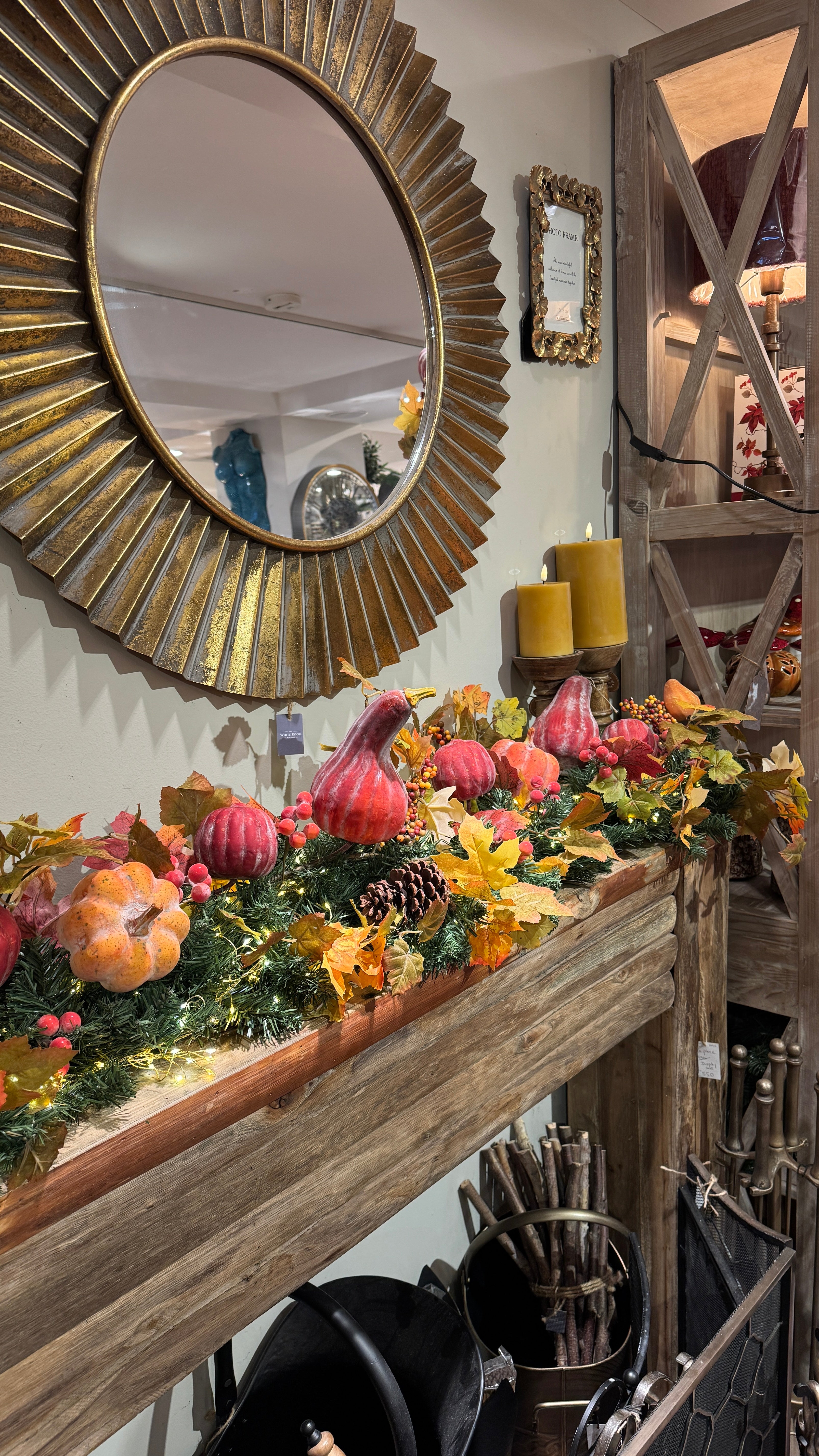Orange Autumn Pumpkin Garland