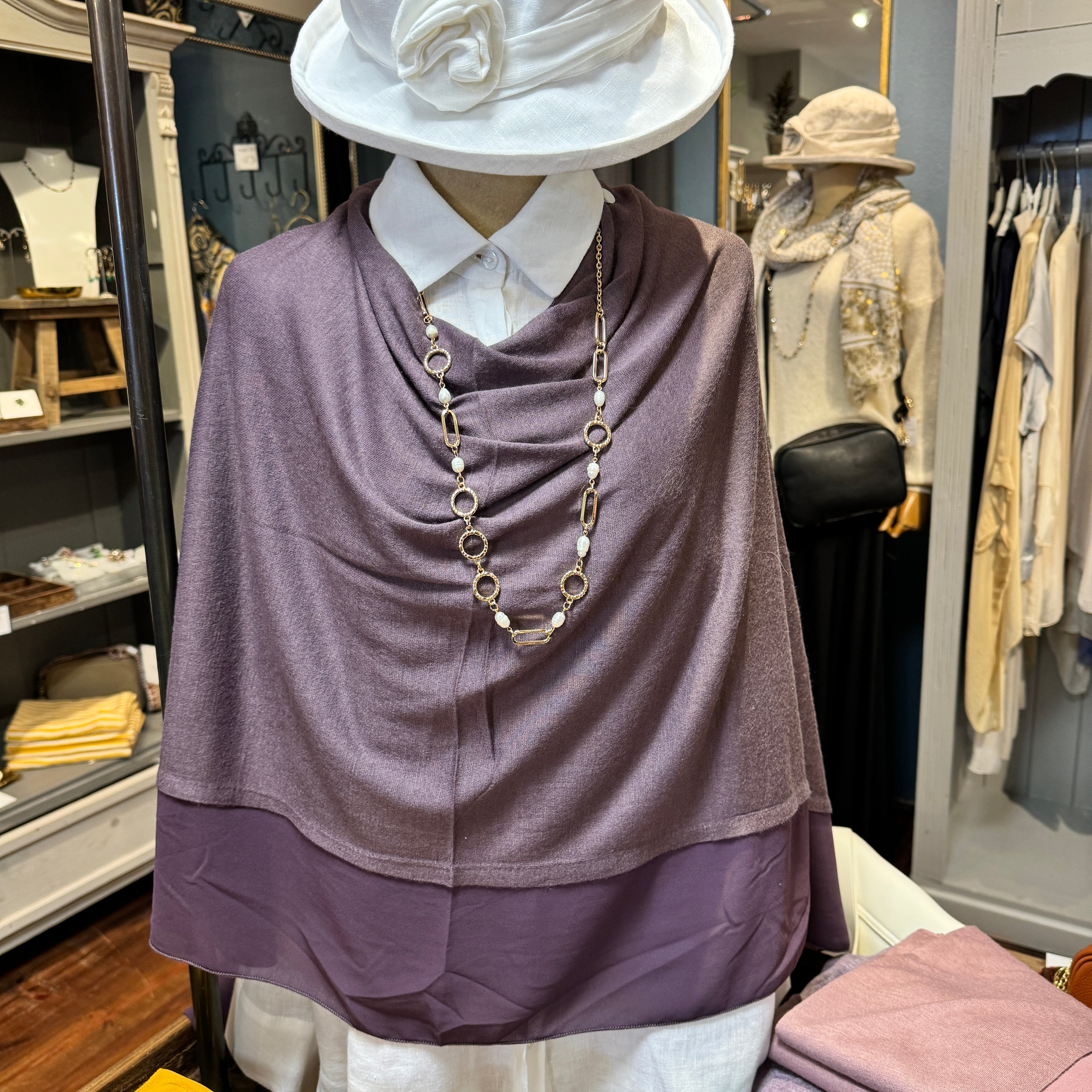 Poncho Wine Purple