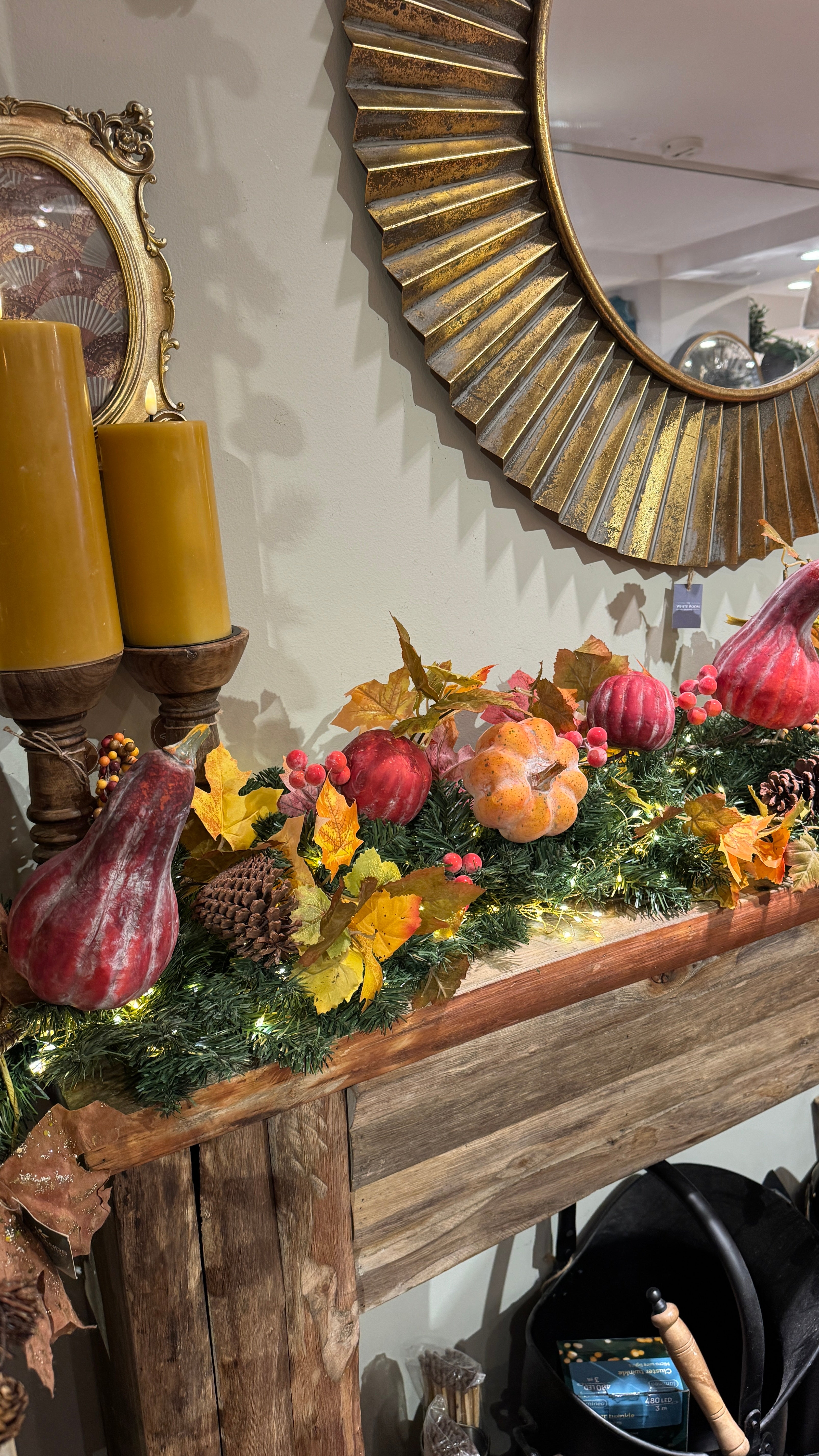 Orange Autumn Pumpkin Garland