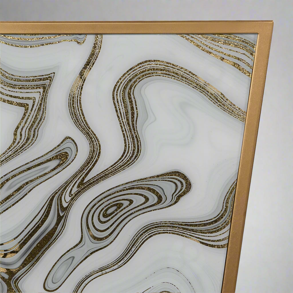 Gold Swirl Bin