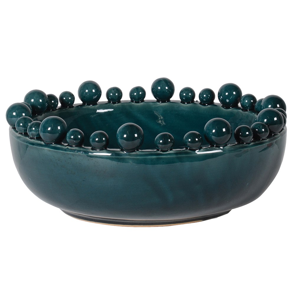 Bobble Decorative Bowl - Teal Blue