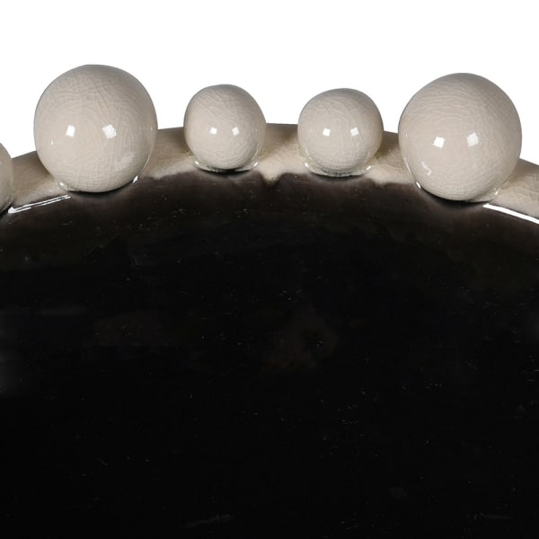 White Bobble Edged Bowl