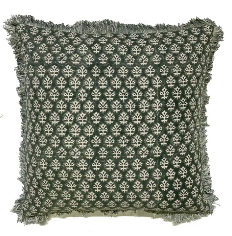 Seems Green Cushion