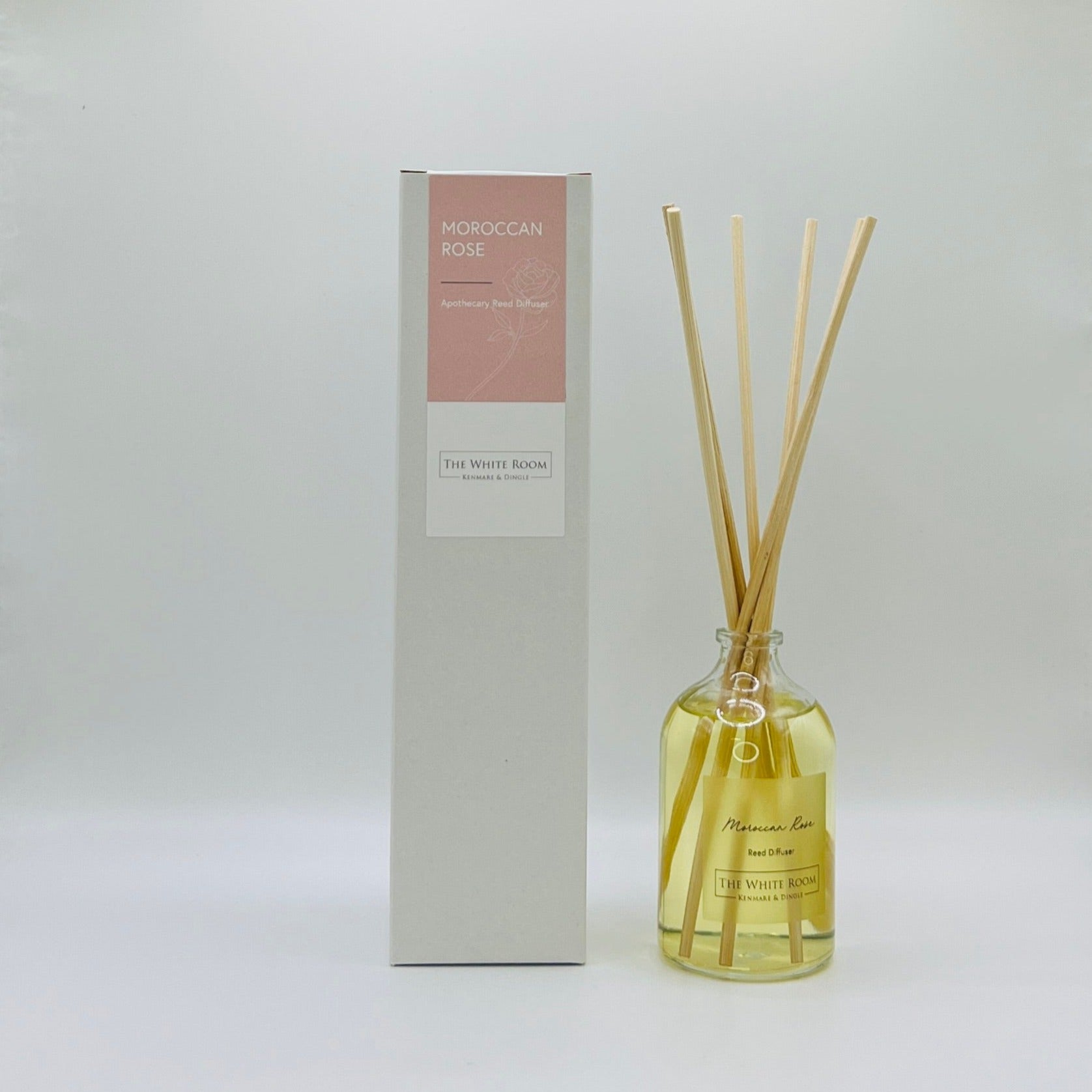 "The White Room" Natural Diffuser - Moroccan Rose