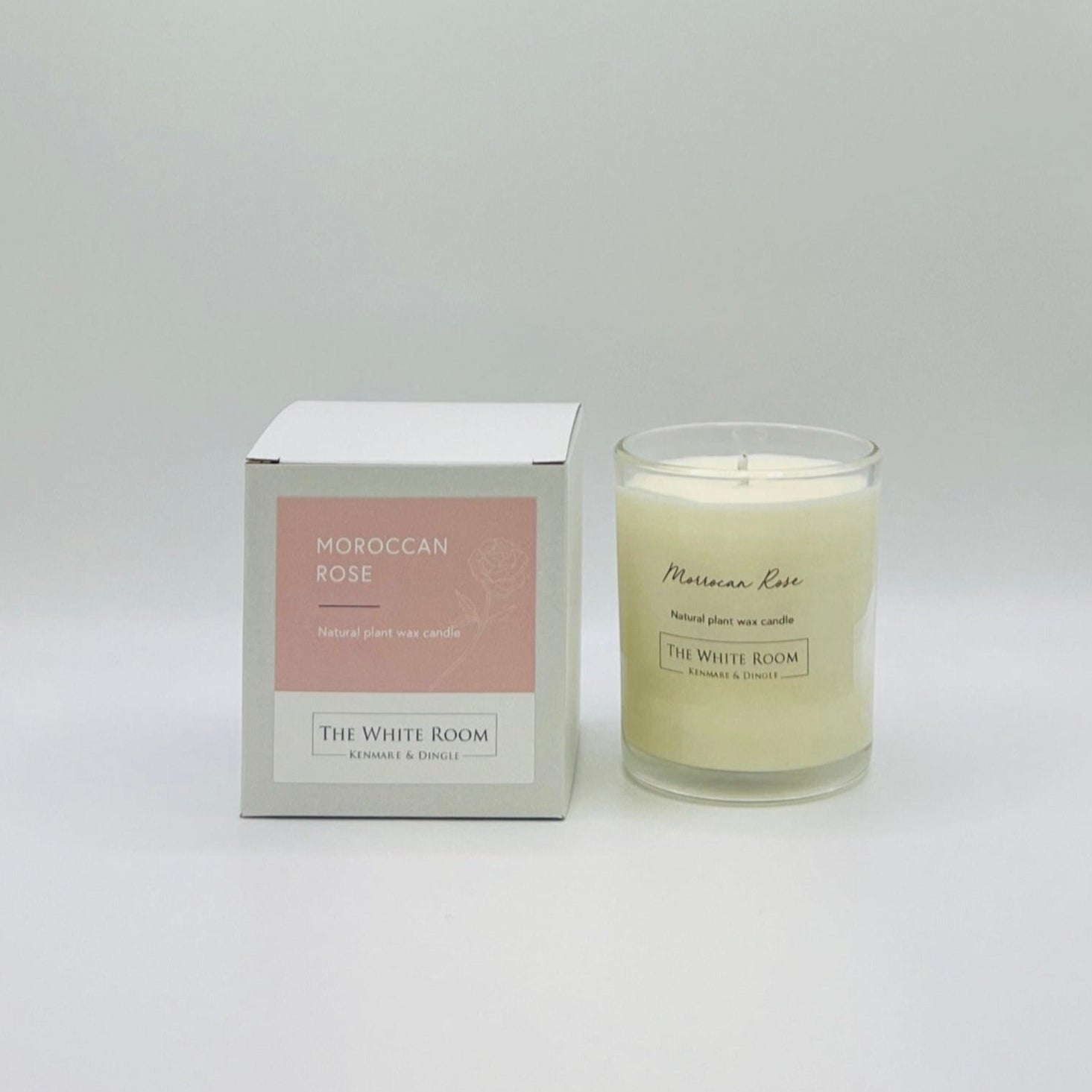 "The White Room" Moroccan Rose Scented Candle