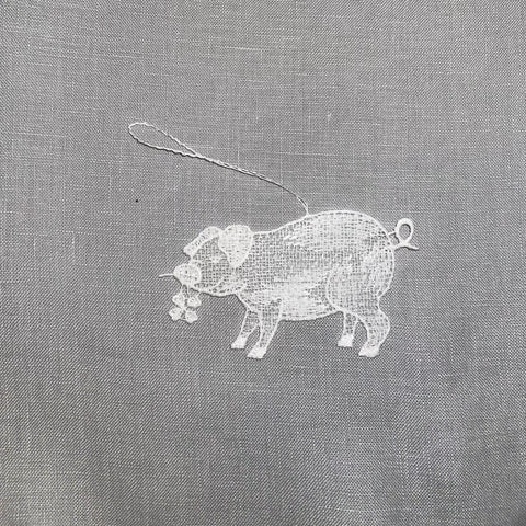 Lace Pig Hanger