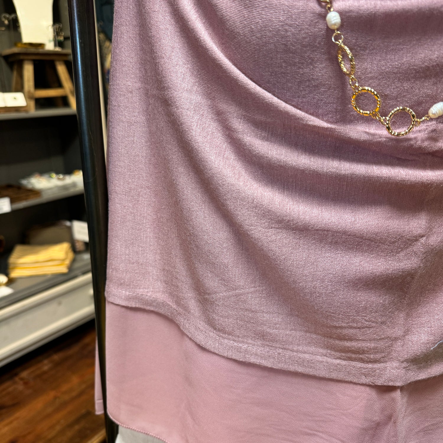Poncho Dusky Pink