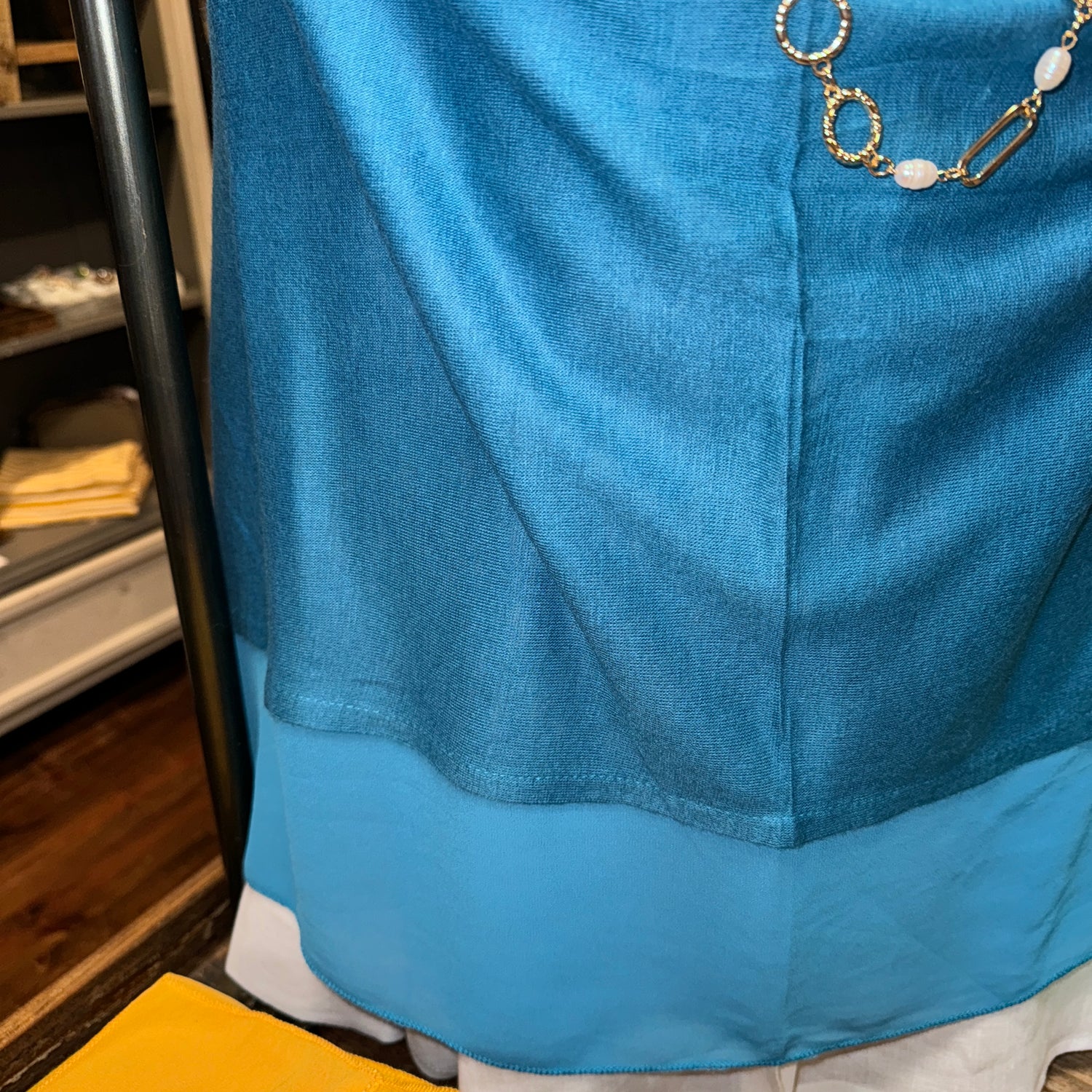 Poncho Tiffany Blue