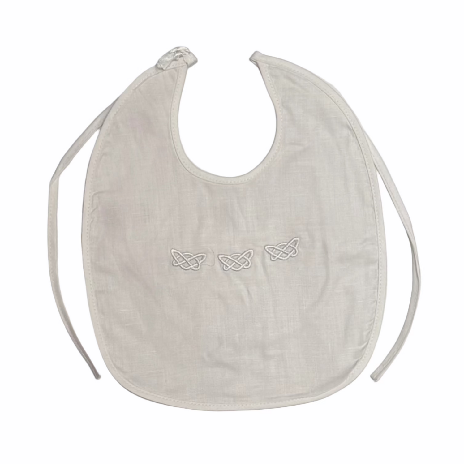 Baby Linen Christening Bib