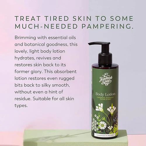 Hand Wash & Lotion Set - Lavender, Rosemary, Thyme & Mint 250ml x 2