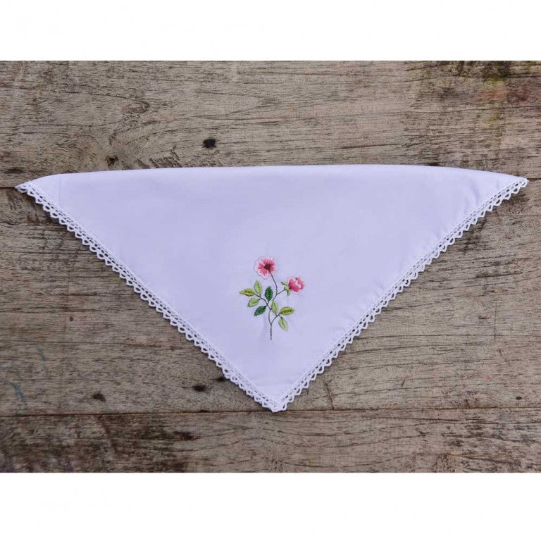 Rose Embroidered Hankies