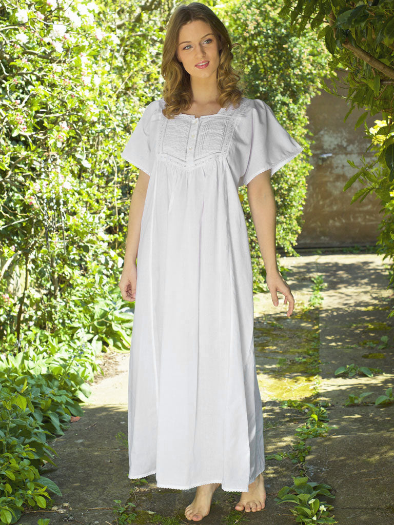 Nicole-Nightdress-Short-Sleeve-Cotton-LA023N-A-1