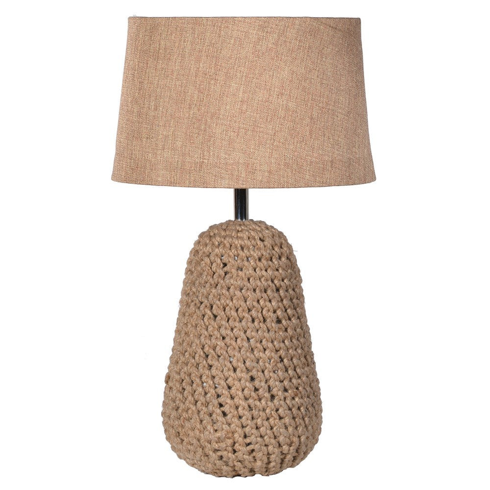 Ari Jute Table Lamp With Shade