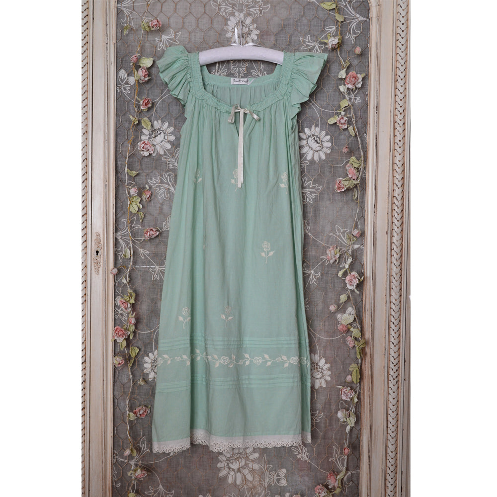 Margo Night Dress- Sage Green