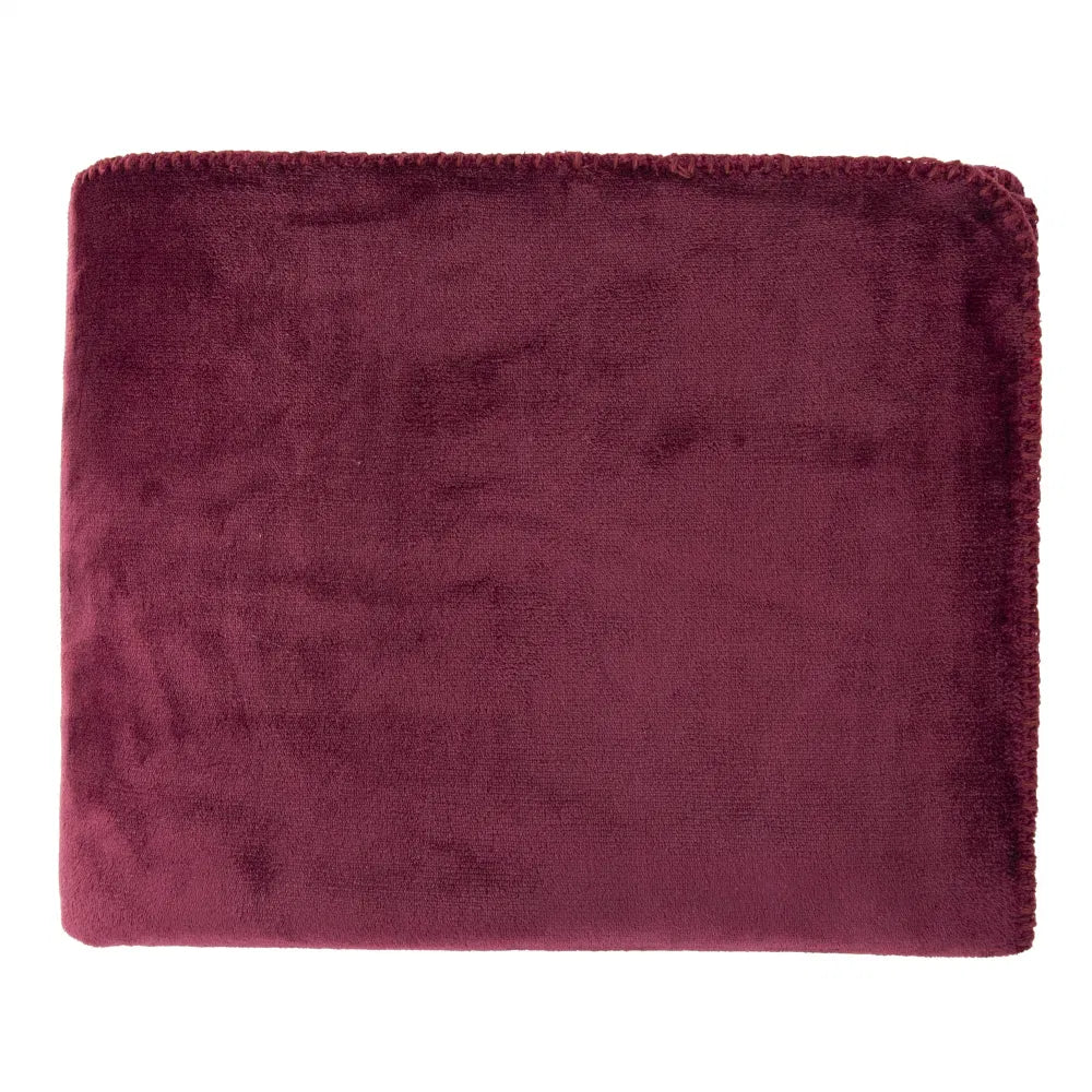 Luxury Aubergine Throw