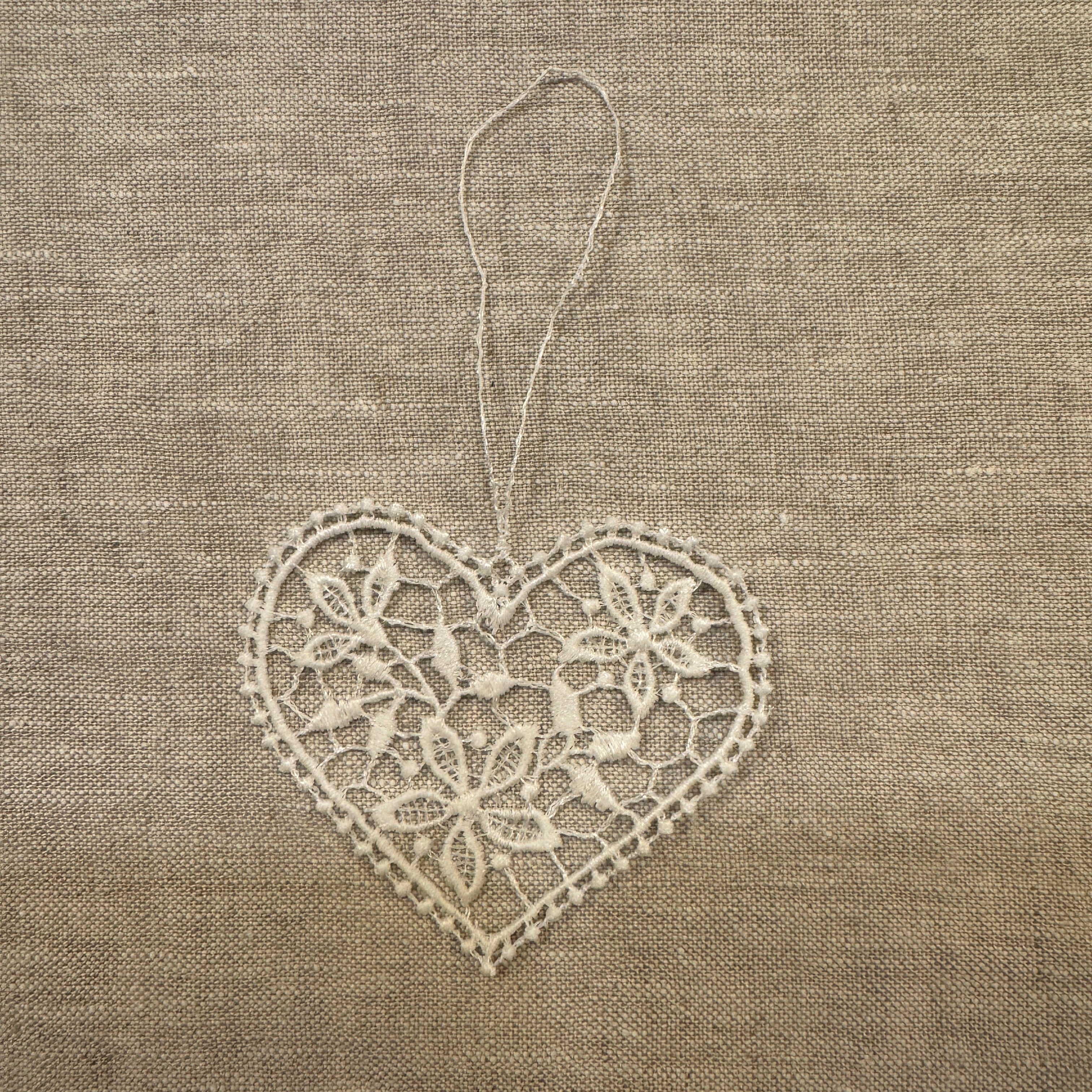 Lace Decoration - Floral Heart