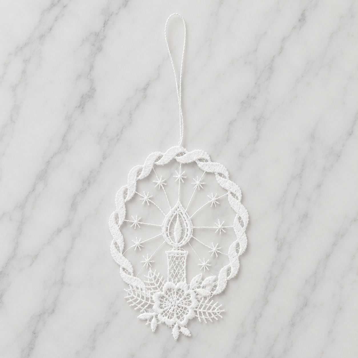 Lace Decoration -Advent Wreath