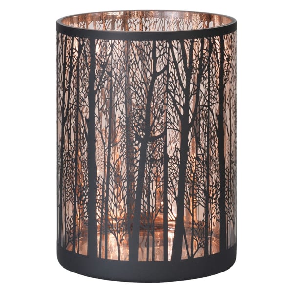 Large Copper Forest Candleholder