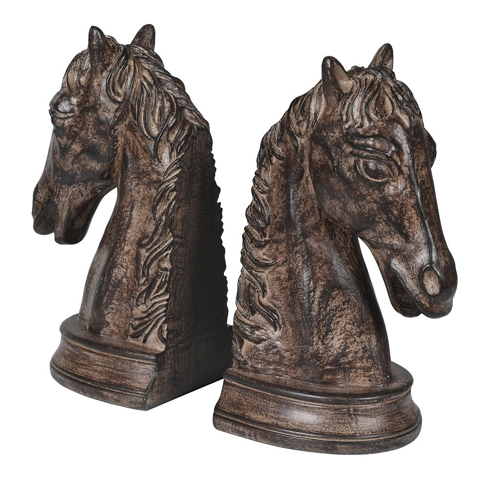 Horse Head Bookends