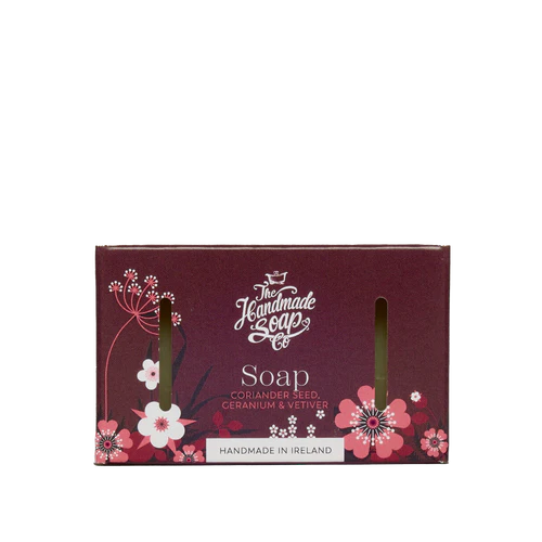 Handmade Soap - Coriander Seed, Geranium & Vetiver 100g