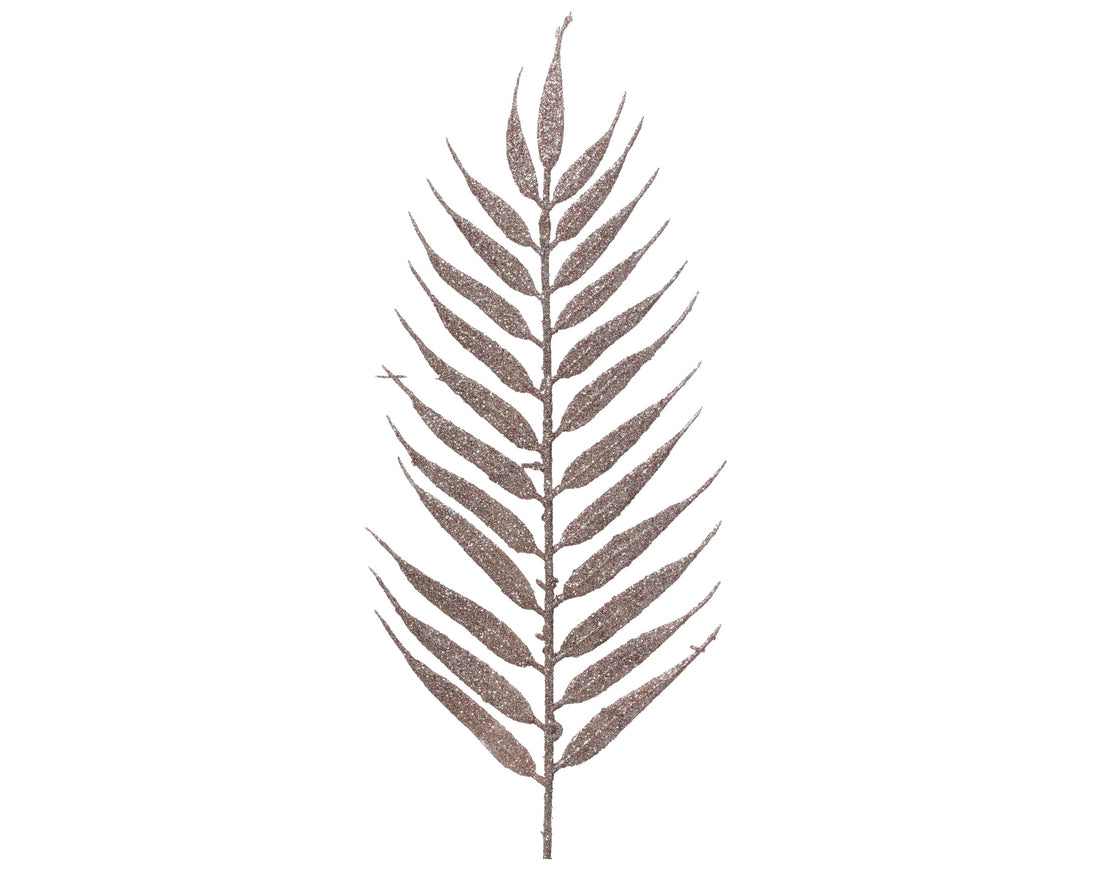 Blush Pink Glitter Sprig - Box of 4